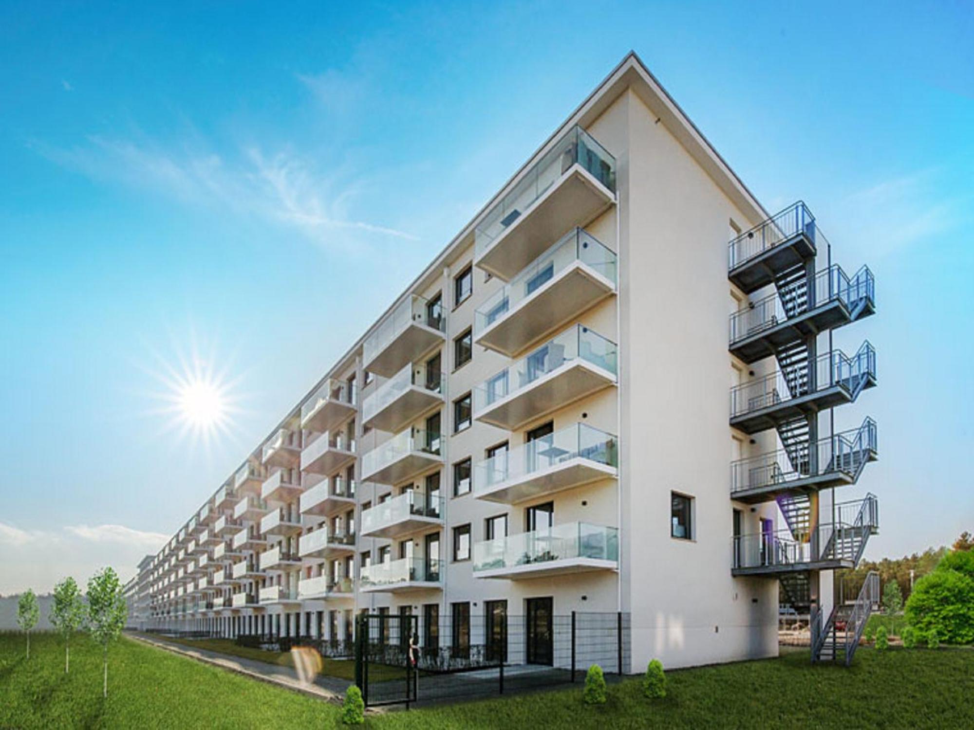 Duenenresidenz Prora - Ferienwohnung Mit Meerblick, 2 Schlafzimmern, Sauna Und Balkon Np-404 宾茨 外观 照片